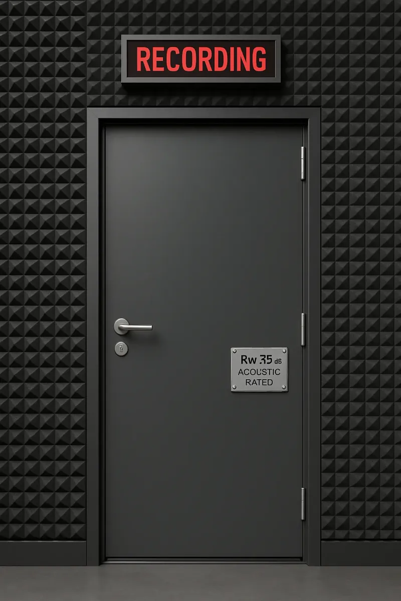 acoustic rated steel doors - professional steel doors available in Newcastle from UK manufacturers